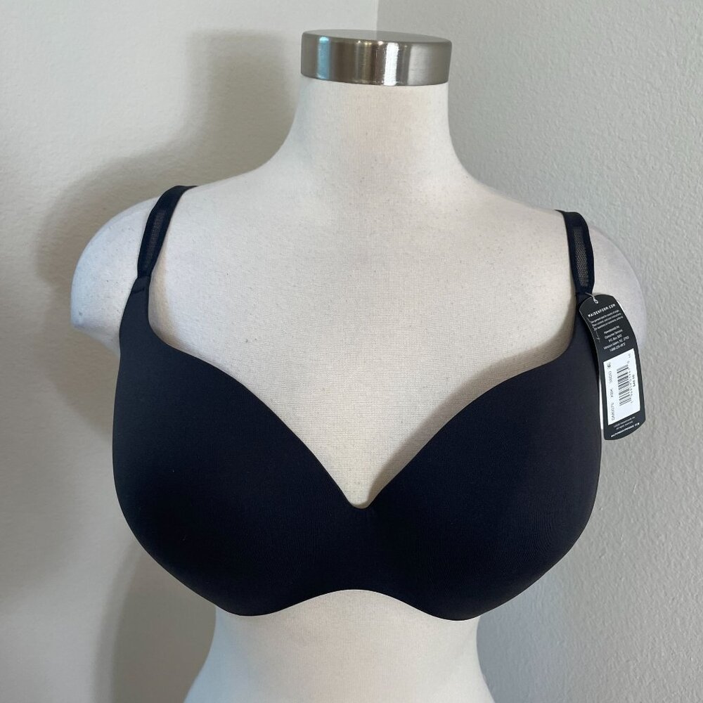 NEW‎ Maidenform Black T Shirt Bra 38DD DM0070 Lightly Lined Underwire